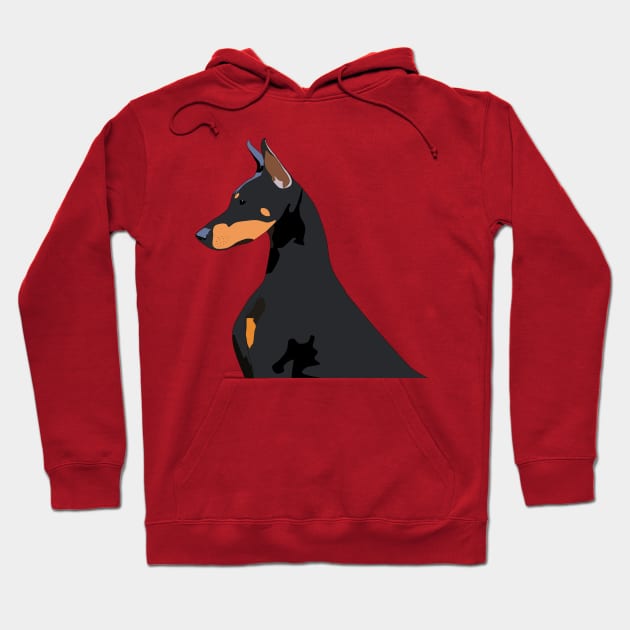 Doberman Hoodie by artsw